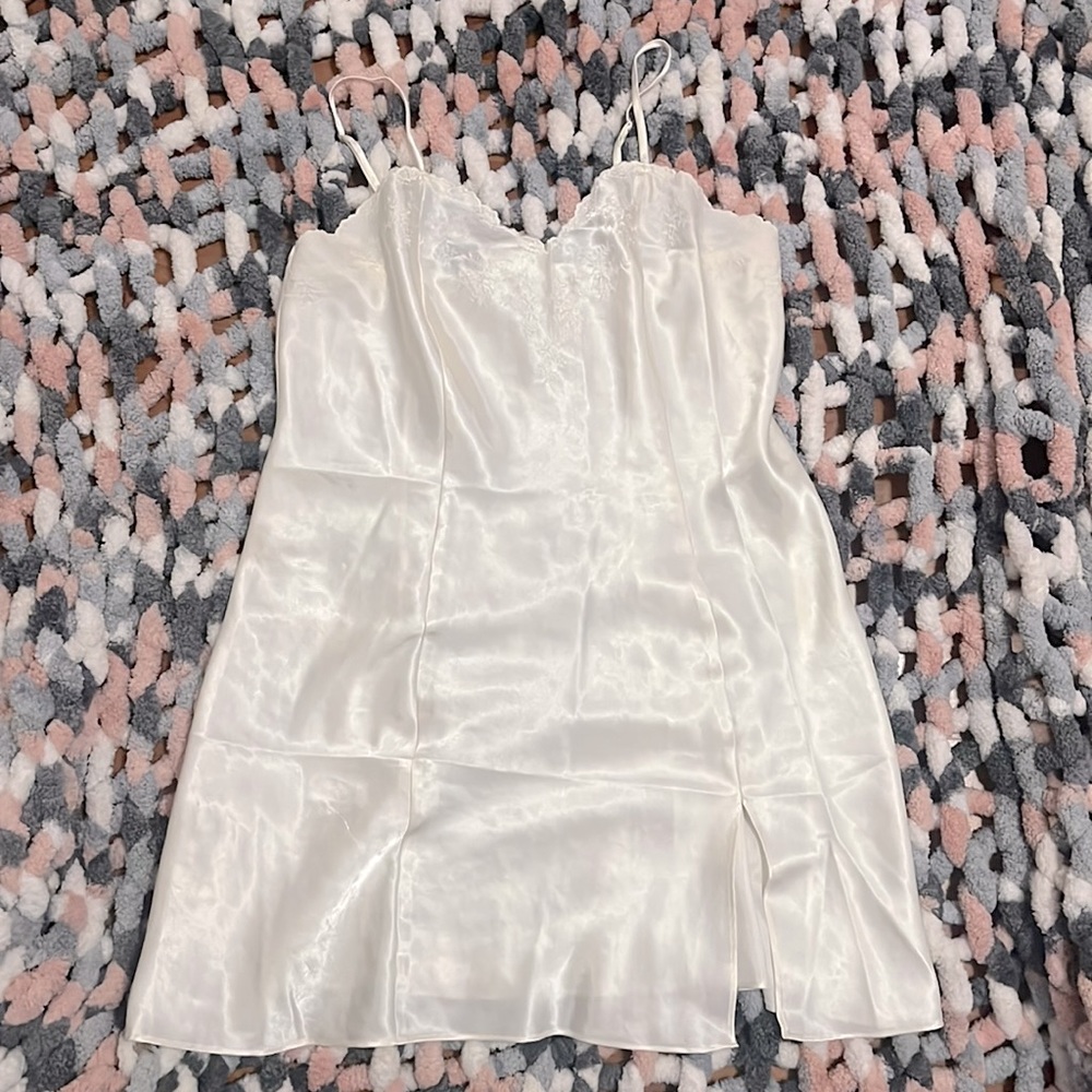 White lingerie dress